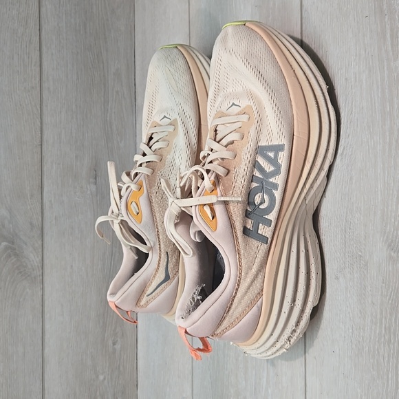 Hoka Women's Bondi 8 Athletic Running Shoes Sneakers Sz 10B - Picture 2 of 15